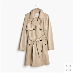 Madewell abroad trench